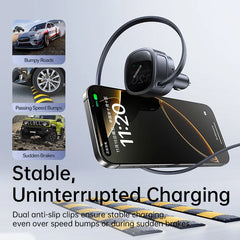 Buy Baseus PrimeTrip VR1 Car Charger with Retractable Cable (U+C)+Type-C 60W Cosmic Black Vmart in Pakistan
