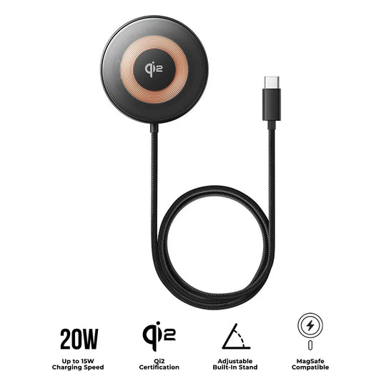 Buy Baseus Simple Mini4 Magnetic Wireless Charging Stand Qi2 15W Universal Explorer Edition from Vmart in Pakistan