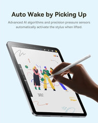 Buy Baseus Smooth Writing 3 Series Wireless Charging Stylus Collab Moon White (Active Wireless Version with active pen tip) from Vmart in Pakistan