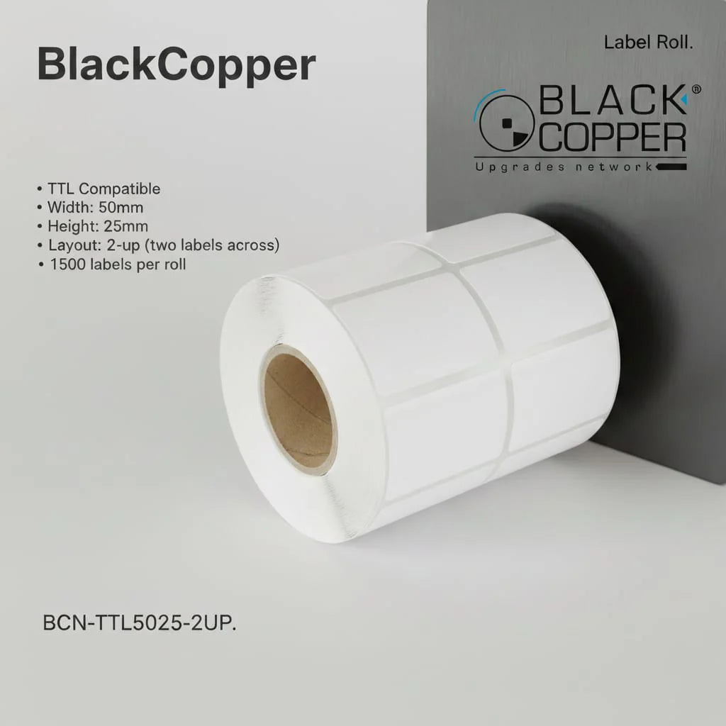 Buy Black Copper BC-TTL-2x1-2up-1500Labels Barcode Label Roll Vmart in Pakistan