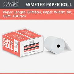 Black Copper BC-W79xL65 Thermal Paper Roll