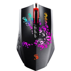 Bloody A60 Light Strike Neon Gaming Mouse - Black