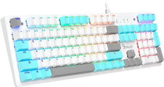 Bloody S510N Mechanical Switch RGB Gaming Keyboard - Ice White