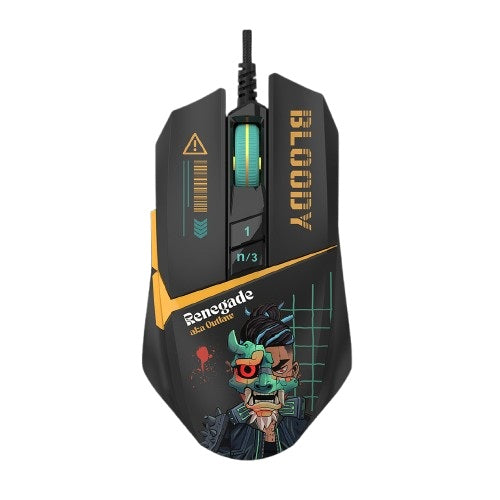 Bloody W63 Max RGB Gaming Mouse Renegade (Midnight)