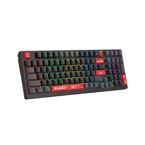 Bloody WS98 Dual-Core Wireless Mechanical Keyboard Sports Red