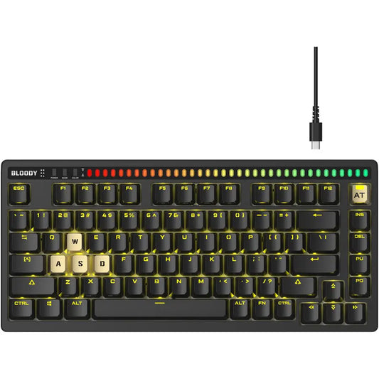 Buy Bloody AT75 Alpha Optical Switch Performance Keyboard Black Vmart in Pakistan