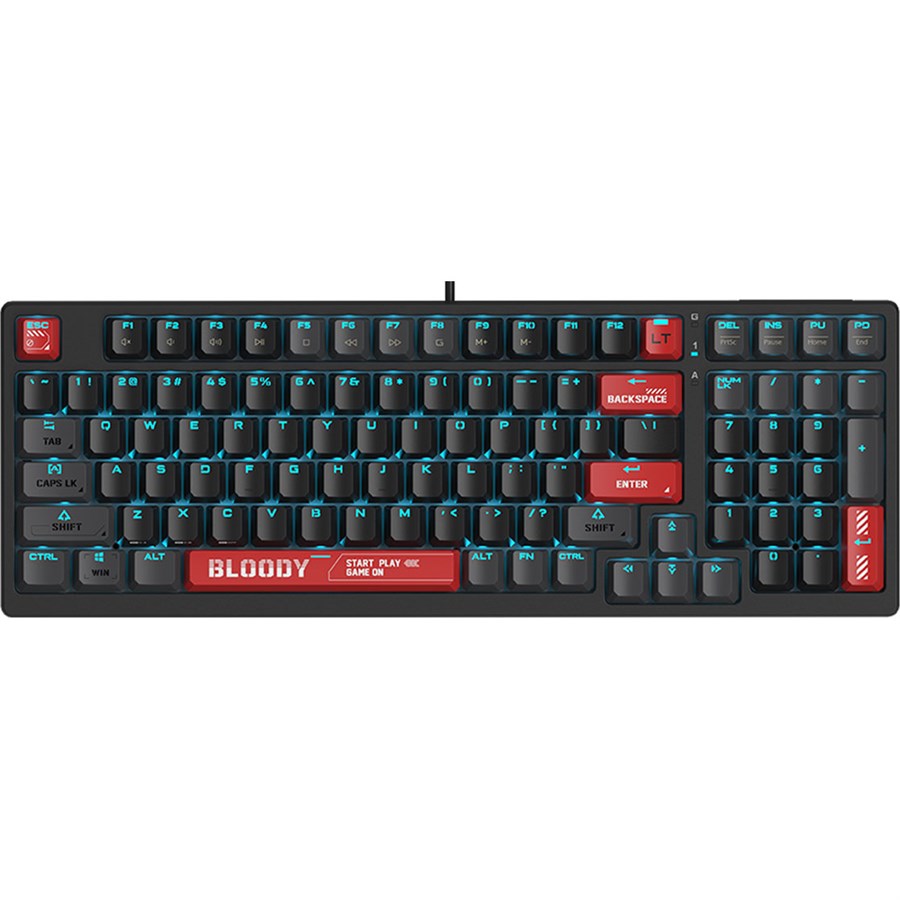 Bloody AT98 Alpha Optical Switch Keyboard - Bloody Red