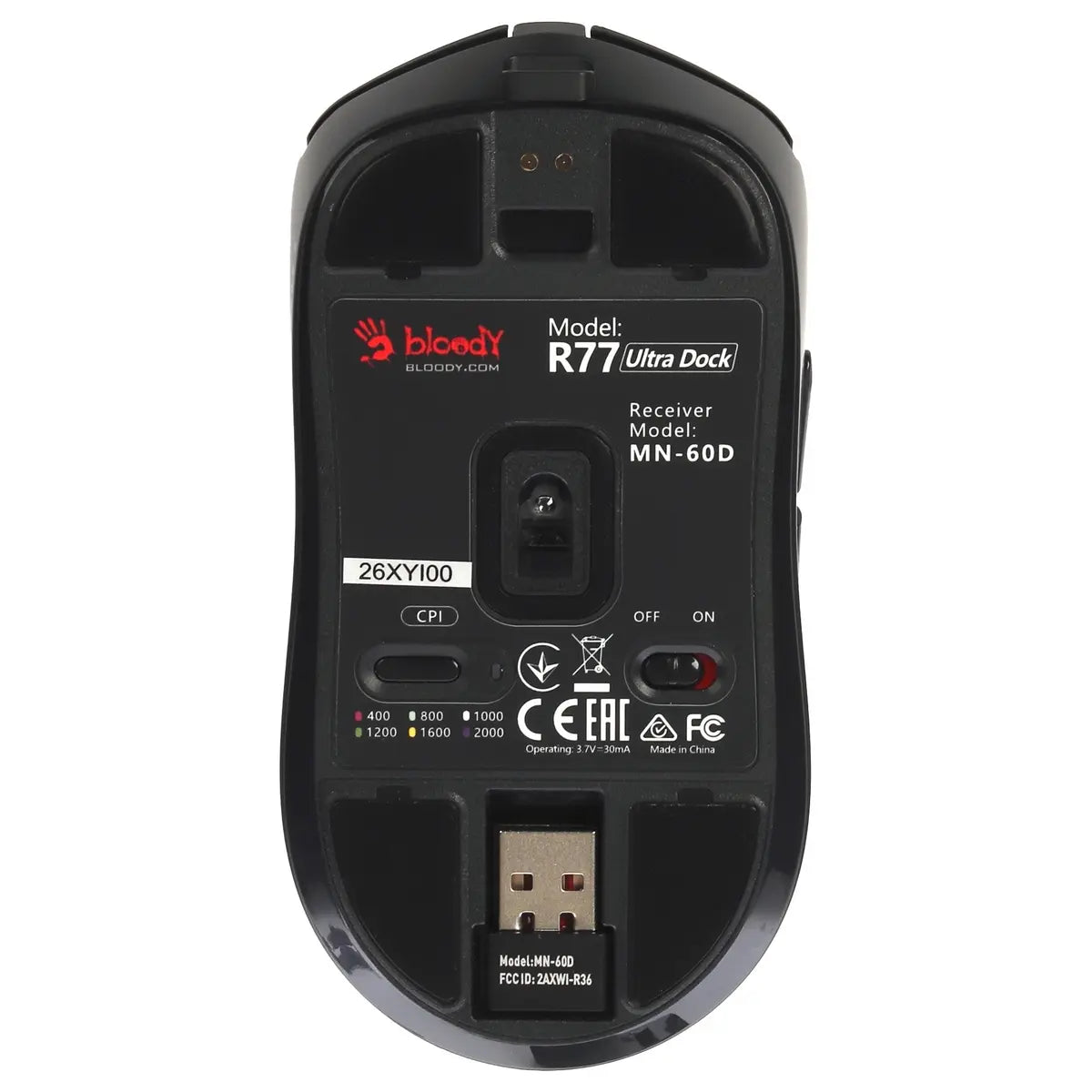 Buy Bloody R77 Ultra Dock Dual Mode Wireless Gaming Mouse Vmart in Pakistan
