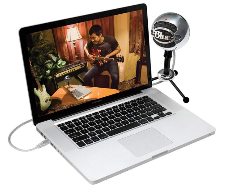 Blue Snowball USB Microphone - Brushed Aluminum