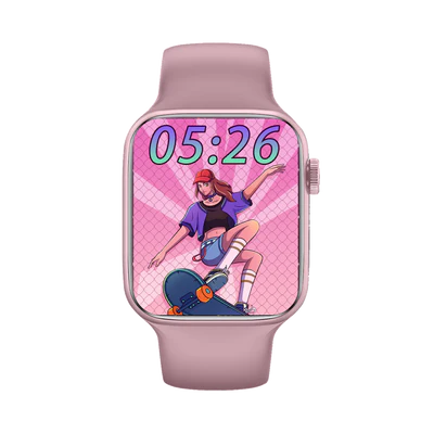 Buy Blulory Glifo 8 Smartwatch - Pink from Vmart in Pakistan