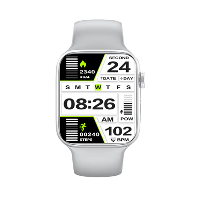 Buy Blulory Glifo 8 Smartwatch - Silver from Vmart in Pakistan