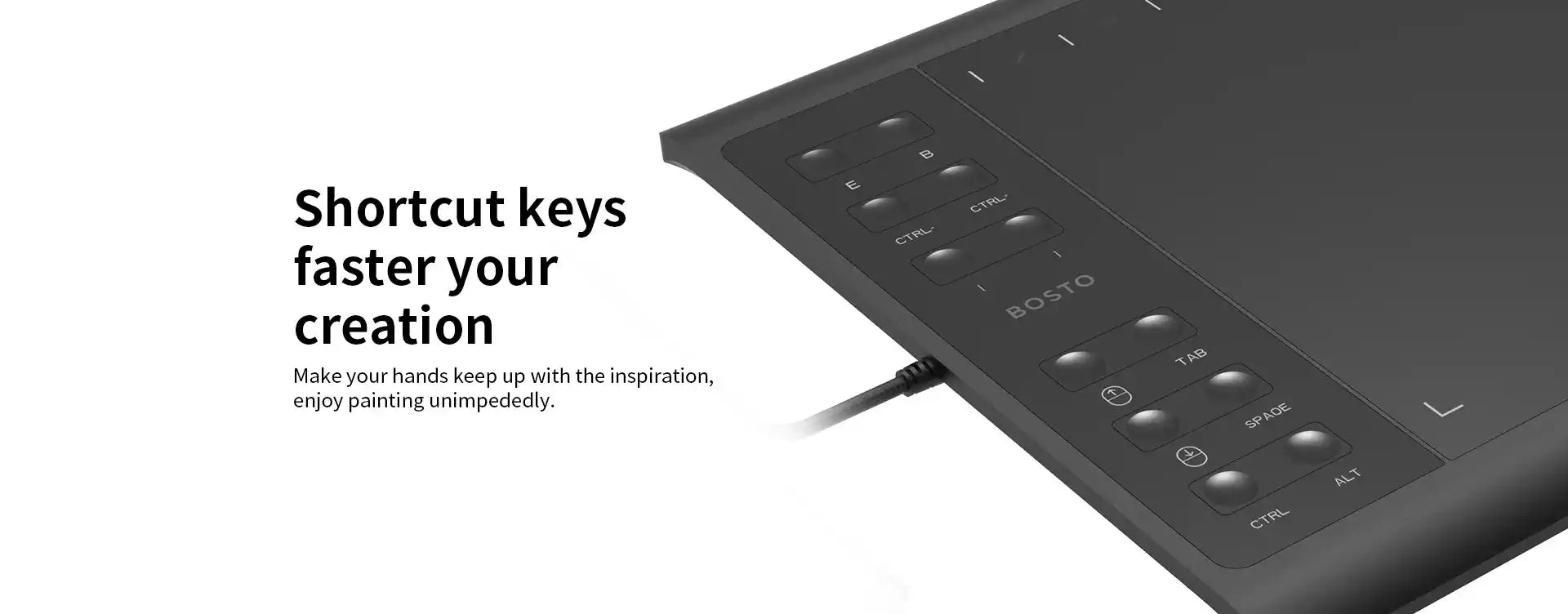 Buy Bosto 1060 plus Graphic Tablet Vmart in Pakistan