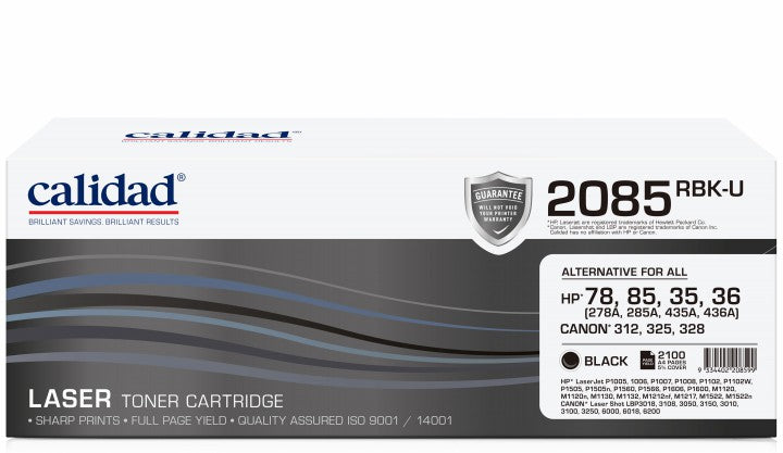 Buy Calidad 2085-BKU-V Alternative For HP 35A/36A/78A &amp; 85A from Vmart in Pakistan