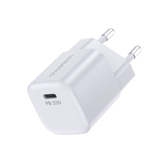 Buy Choetech PD5007 USB-C PD 30W GaN Wall Charger EU - White from Vmart in Pakistan