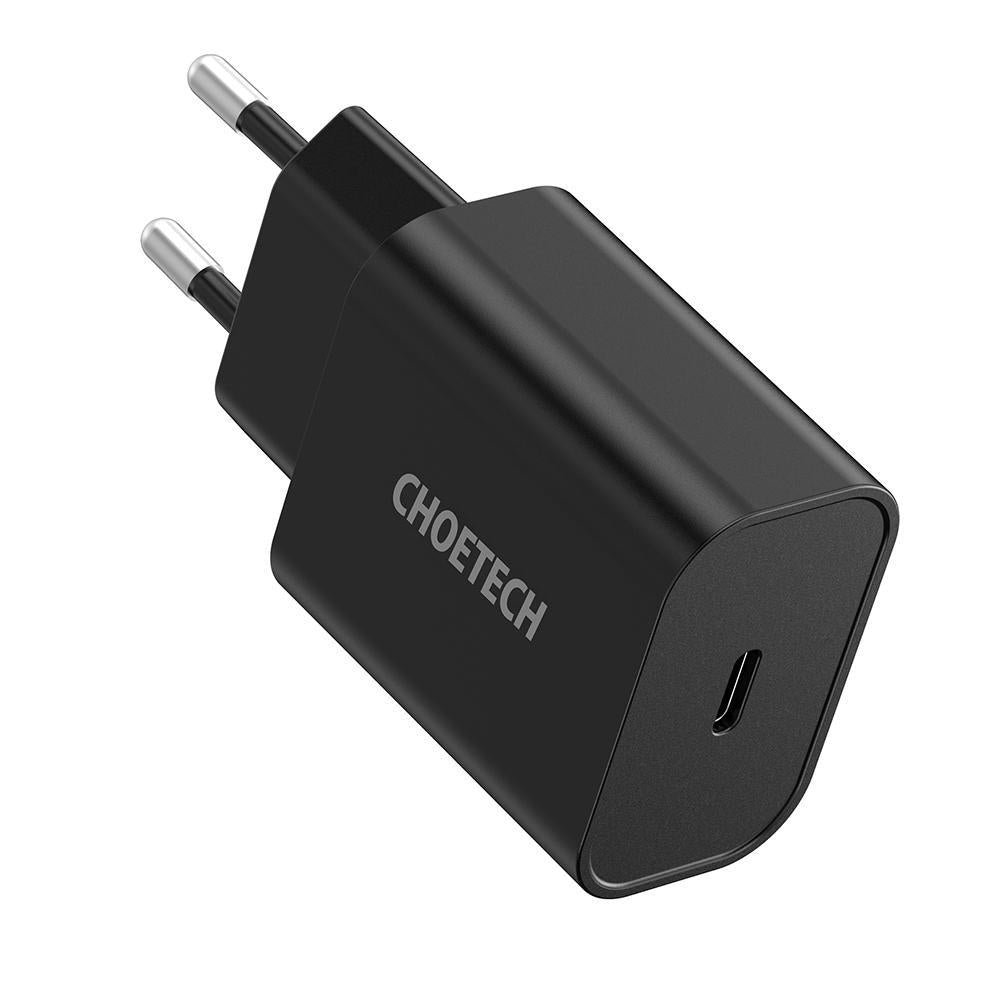 Choetech Q5004 PD Fast Type C Wall Charger 20W - Black