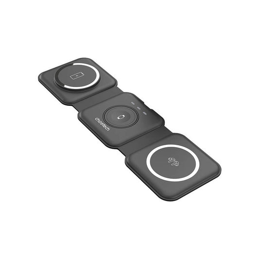 Buy Choetech T588-F 3 in 1 Foldable Fast Wireless Charger for Android iPhone AirPods and Apple Watch from Vmart in Pakistan