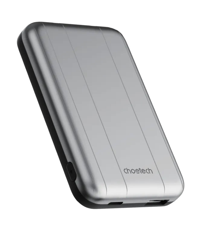 Buy Choetech B655 5000mAh Magnetic Wireless Charge Power Bank Silver from Vmart in Pakistan