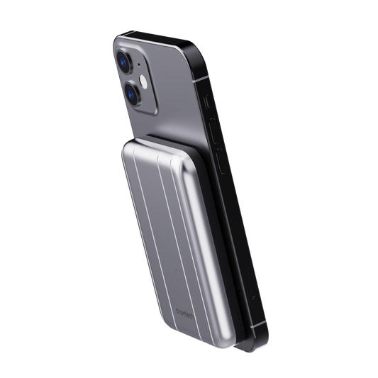 Buy Choetech B655 5000mAh Magnetic Wireless Charge Power Bank Silver from Vmart in Pakistan