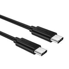 Buy Choetech CC0002 3A USB-C to USB-C Charging Cable 1m Black from Vmart in Pakistan