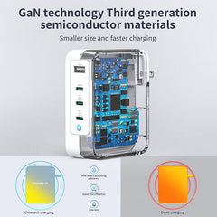 Buy Choetech PD6001 130W 4 Port Wall Charger US White from Vmart in Pakistan