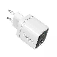 Buy Choetech PD6051 2X USB-C PD 35W GAN Wall Charger With Display White from Vmart in Pakistan