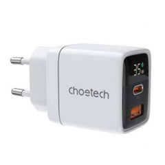 Buy Choetech PD6052 PD35W USB-C & USB-A GaN Charger with Display from Vmart in Pakistan