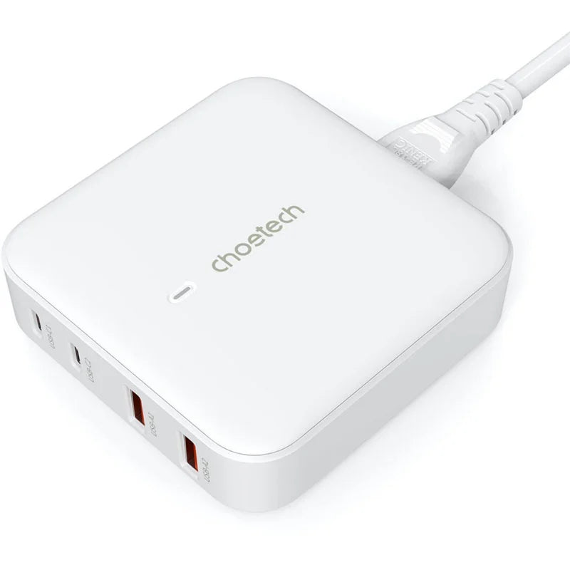 Buy Choetech PD8008 GaN 100W 4 Ports Desktop Charger White from Vmart in Pakistan