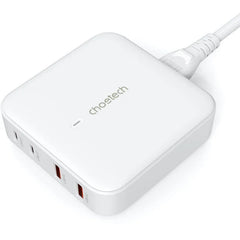 Buy Choetech PD8008 GaN 100W 4 Ports Desktop Charger White from Vmart in Pakistan