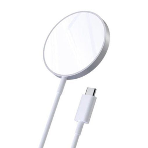 Buy Choetech T518-F 15W Magnetic Fast Wireless Charger for iPhone White from Vmart in Pakistan