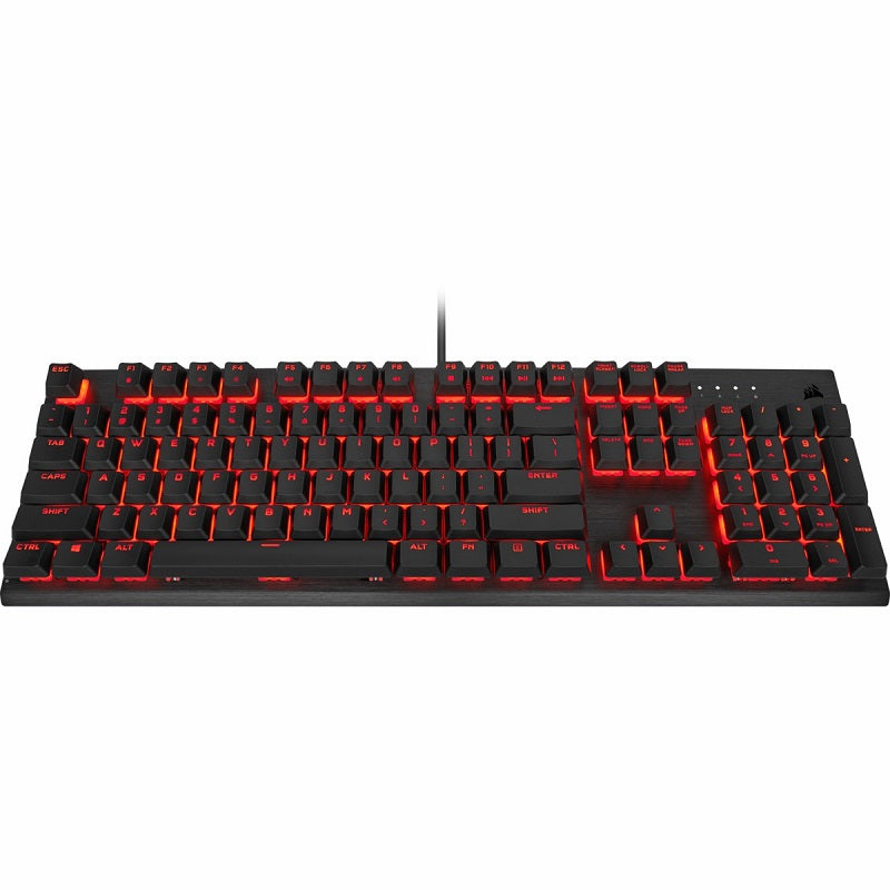 Corsair K60 PRO Mechanical Gaming Keyboard Red Led - Cherry Viola Black