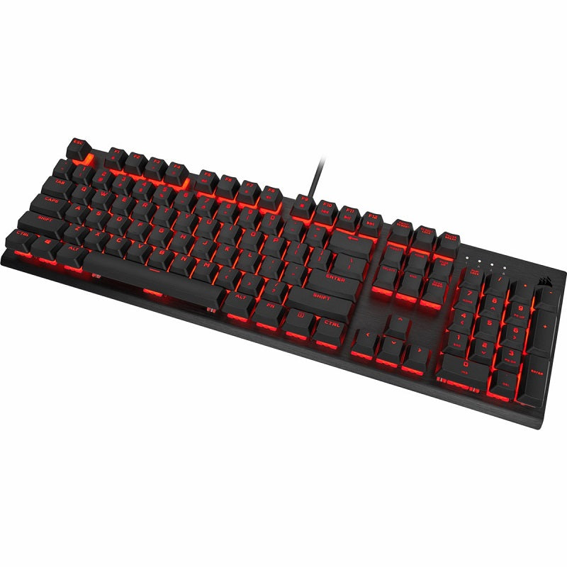 Corsair K60 PRO Mechanical Gaming Keyboard Red Led - Cherry Viola Black