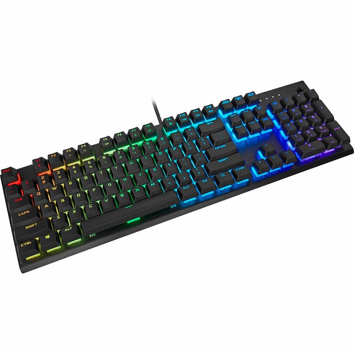 Corsair K60 RGB PRO Mechanical Gaming Keyboard - Cherry Viola Black