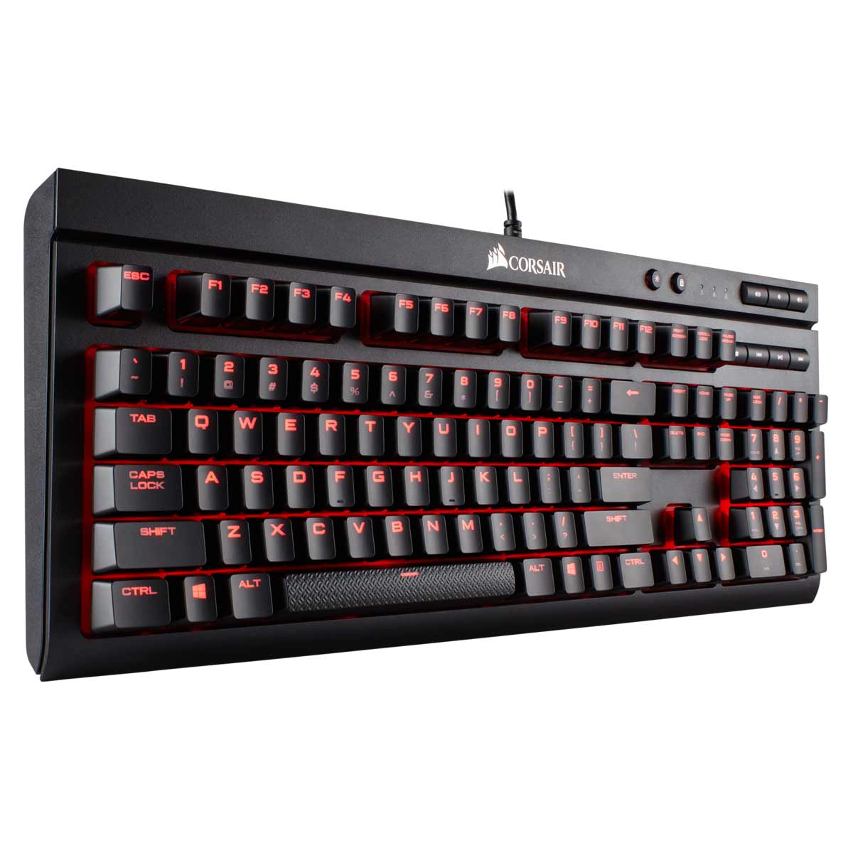 Corsair K68 Mechanical Gaming Keyboard-Red LED-Cherry MX Red