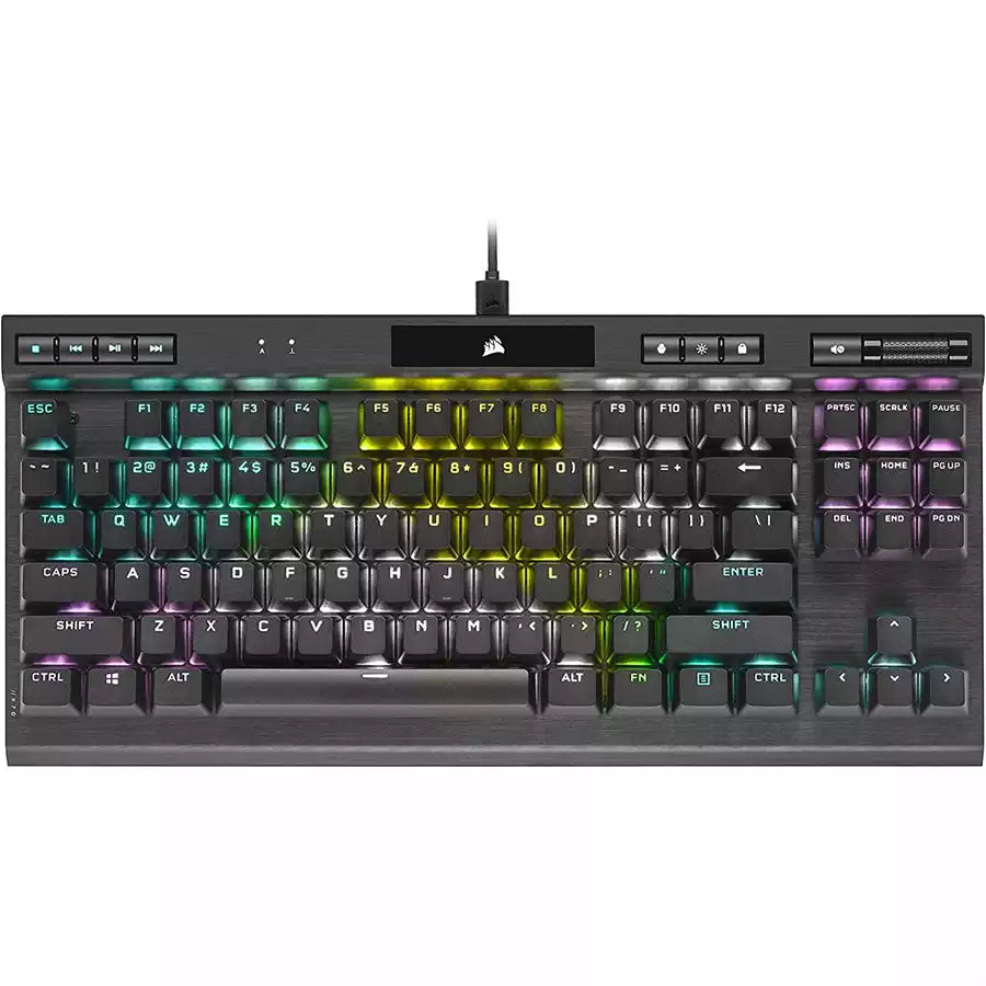 Corsair K70 RGB TKL Mechanical Gaming Keyboard - Cherry MX Speed