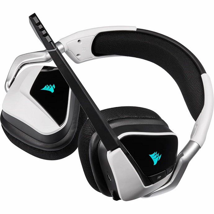 Corsair VOID RGB ELITE Wireless Premium Gaming Headset with 7.1 Surround Sound - White (AP)