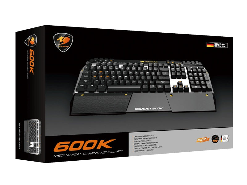 Cougar 600K Mechanical Gaming Keyboard - Brown Switch