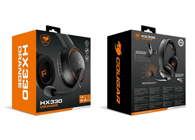 Cougar HX330 Gaming Headset - Orange