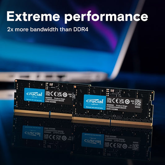 Buy Crucial 16GB DDR5-5600 SODIMM Laptop Memory from Vmart in Pakistan