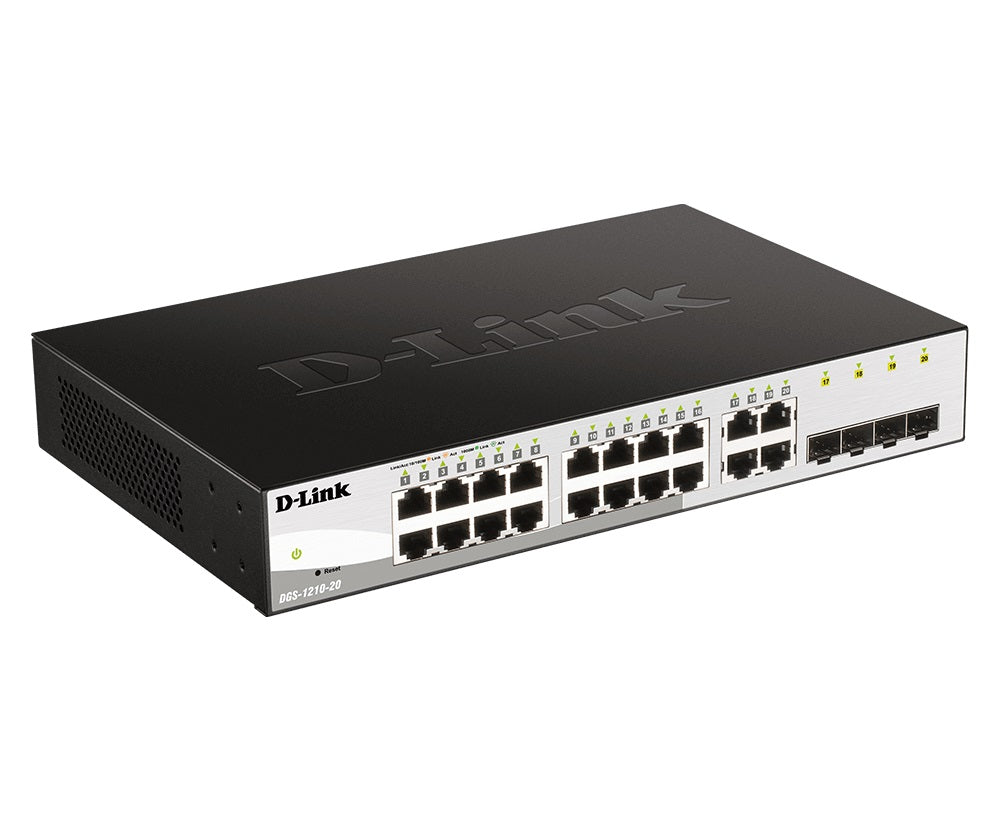 D-Link DGS-1210-20-Port Gigabit Smart Managed Switch