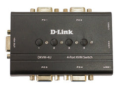 D-Link DKVM-4U 4-Port USB KVM Switch