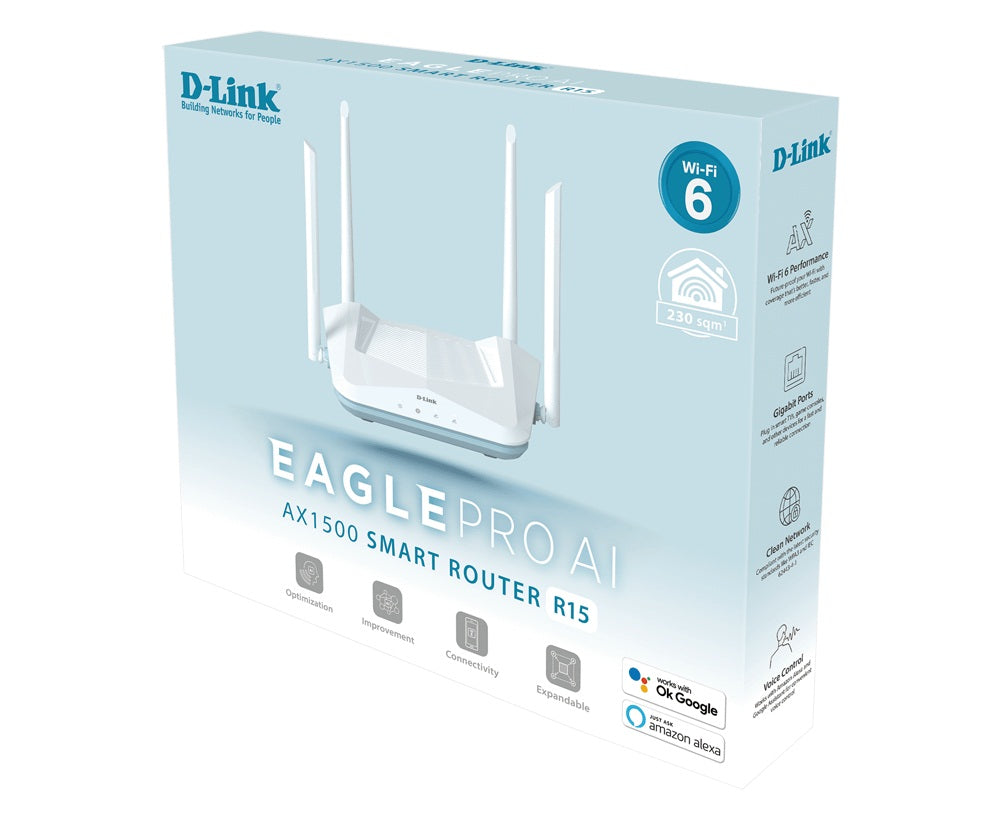 D-Link R15 AX1500 Smart Router