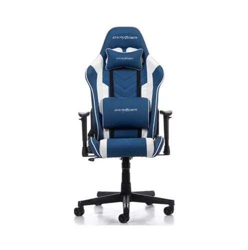 DXRacer P132 Prince Series Gaming Chair - Blue/White, GC-P132-BW-F2-01