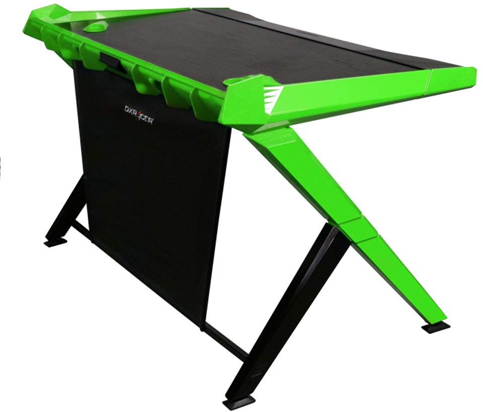 DXRacer GD-1000-NE Gaming Computer Desk - Black/Green