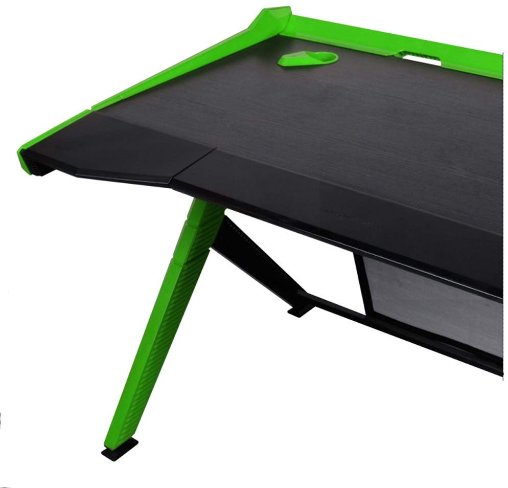 DXRacer GD-1000-NE Gaming Computer Desk - Black/Green