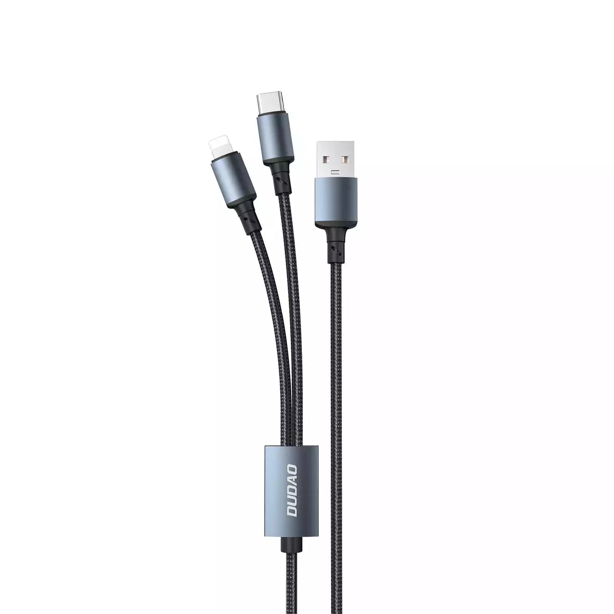 Dudao TGL2 6A 2-in-1 Charging Cable Type C Lightning USB Cable