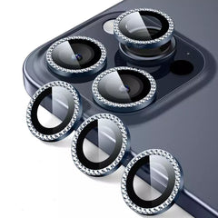 ESR Armorite Camera Lens Protectors for iPhone 15 Pro/15 Pro Max - Rhinestone Blue