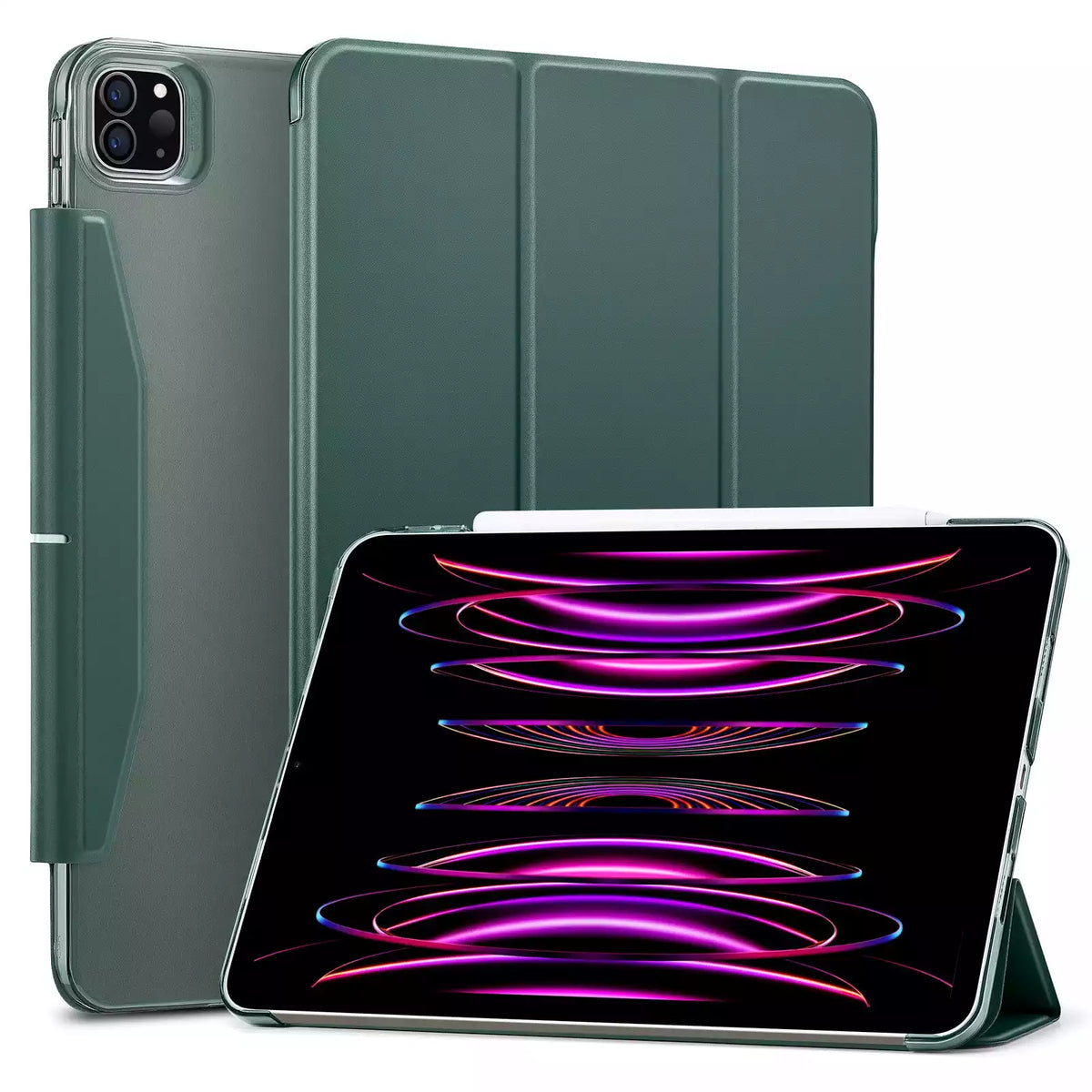 ESR iPad Pro 12.9″ (2022/2021) Ascend Trifold Case Forest Green