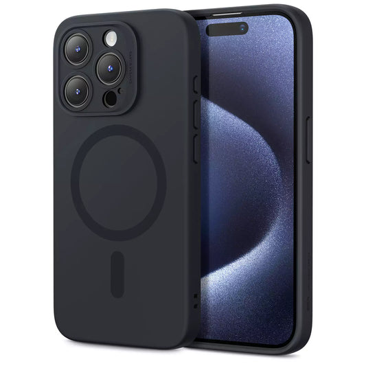 Buy ESR iPhone 15 Pro Max Cloud Soft Case (HaloLock) - Black from Vmart in Pakistan