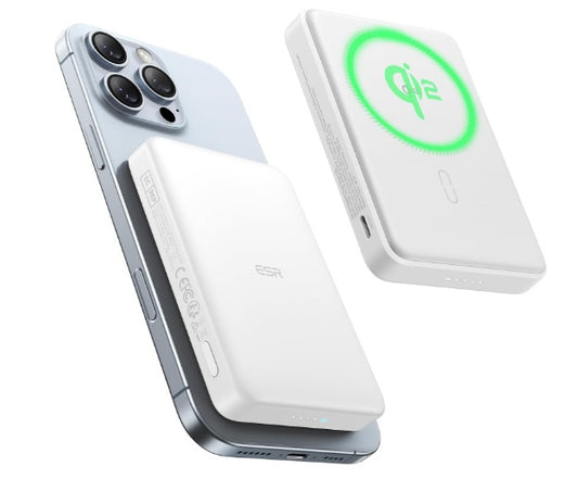 Buy ESR Qi2 MagSlim 10000mAh Power Bank White from Vmart in Pakistan