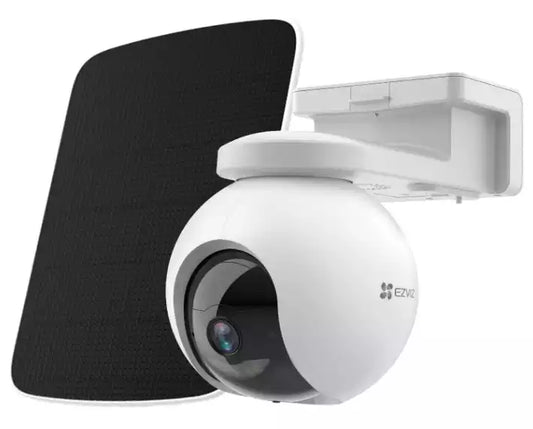 Buy Ezviz CB8 2K Battery Powered Pan &amp; Tilt WiFi Camera with Solar Panel from Vmart in Pakistan
